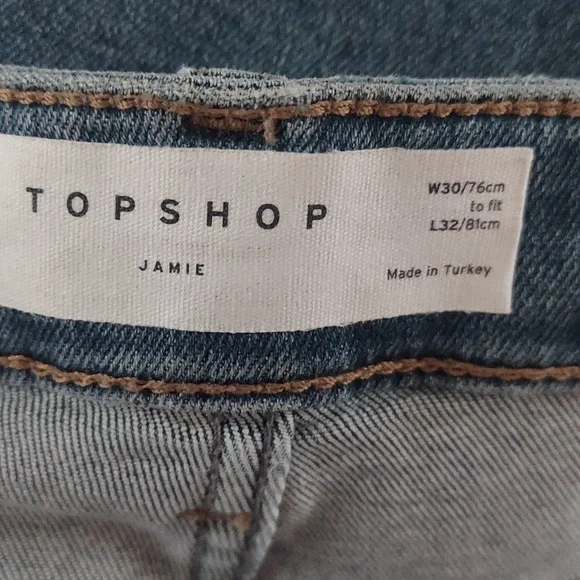 Topshop Jamie Denim Jeans - Picture 4 of 5